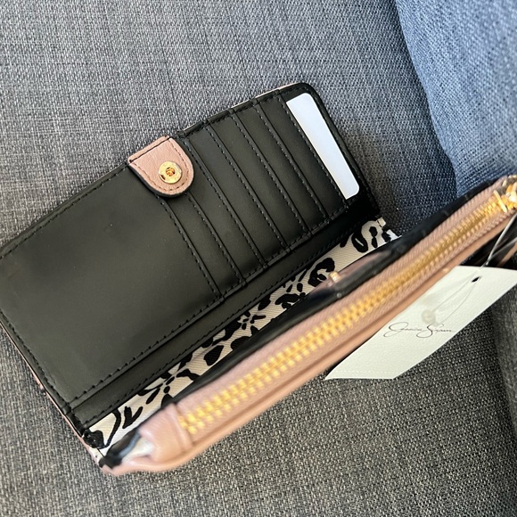 NWT JESSICA SIMPSON PETSY OPEN FLAT BIFOLD WALLET CASE ORGANIZER - Picture 7 of 11